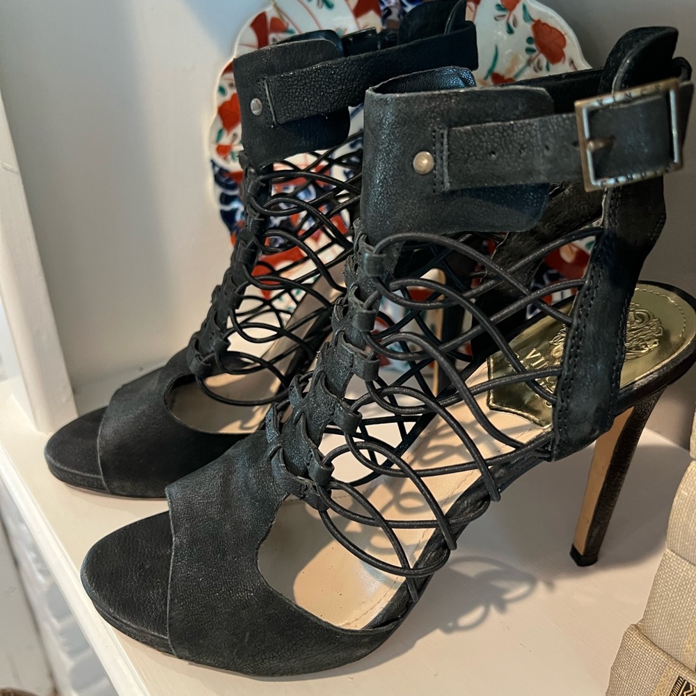 Vince Camuto Strappy Heels - Picture 2 of 3